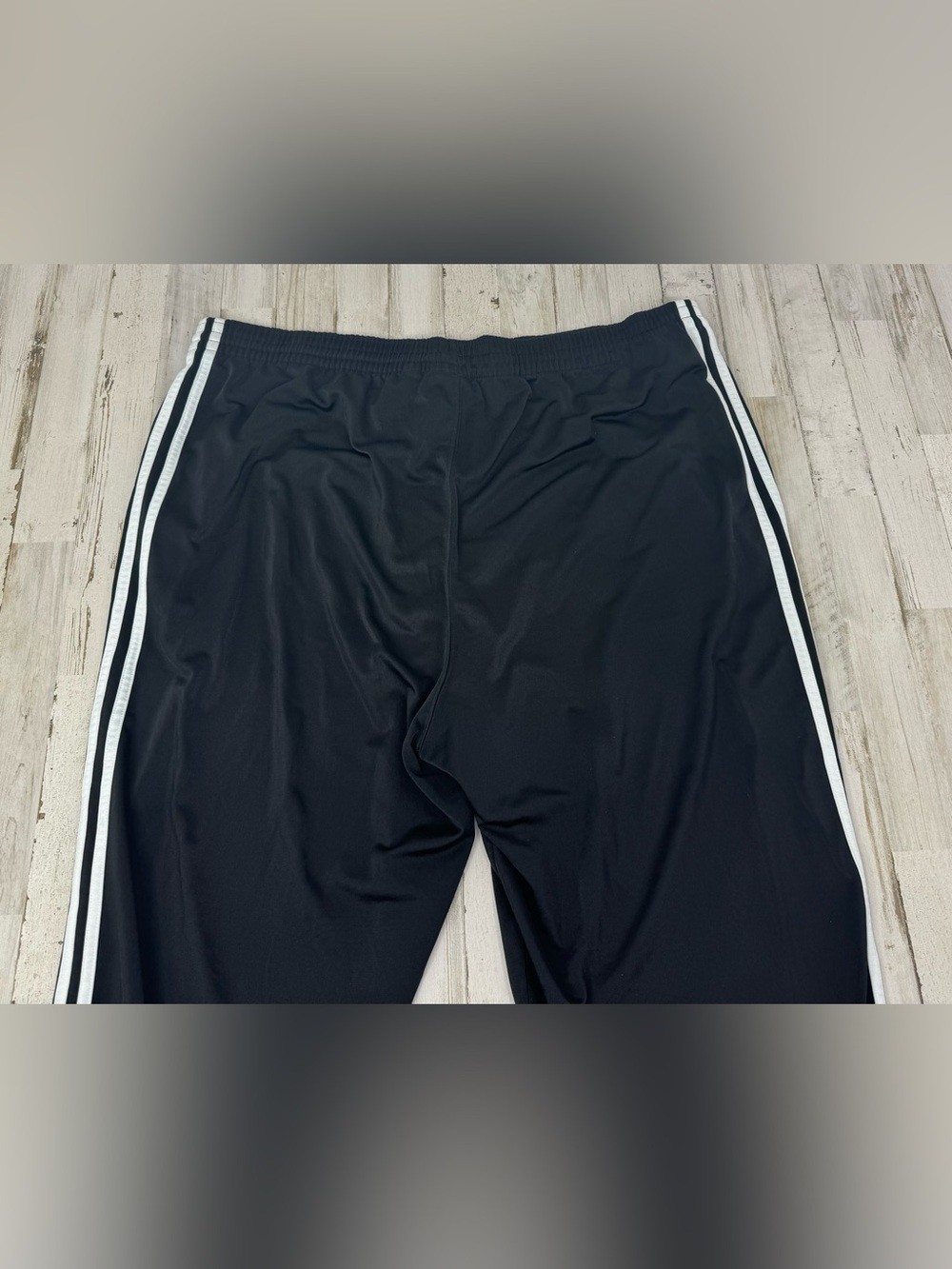 Adidas Climalite Men’s 2XL Sweatpants Black White Stripe - Picture 8 of 9